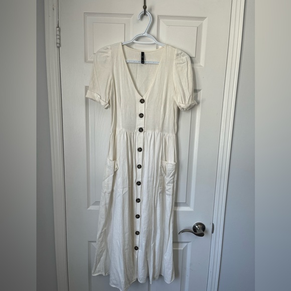 ZARA Linen Dress (Size XS) - Picture 2 of 8